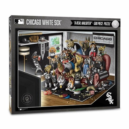 YOUTHEFAN 18 x 24 in. MLB Chicago White Sox Purebred Fans Puzzle, Multi Color - A Real Nailbiter - 500 Piece 2502274